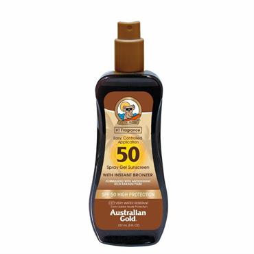 AUSTRALIAN GOLD INSTANT BRONZER SPRAY GEL SPF50 237ML