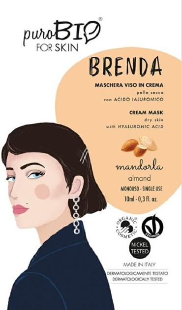 PUROBIO MASK BRENDA MASCHERA CREMA P/S MANDORLA 01 10ML
