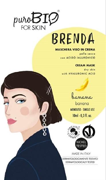 PUROBIO MASK BRENDA MASCHERA CREMA P/S BANANA 02 10ML