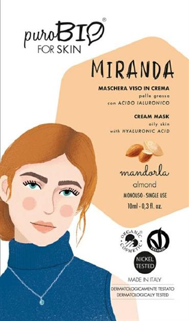 PUROBIO MASK MIRANDA MASCHERA CREMA P/G MANDORLA 04 10ML
