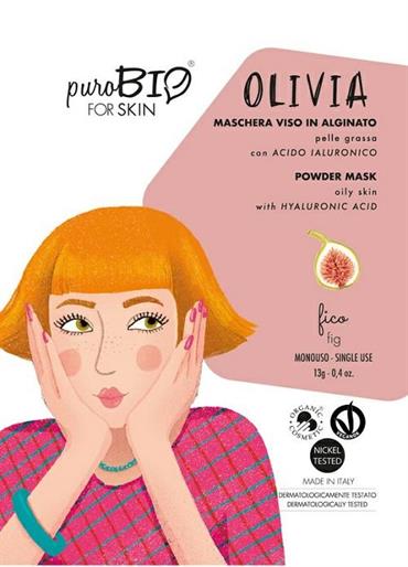 PUROBIO MASK OLIVIA MASCHERA PEEL OFF P/G FICO 11 13G