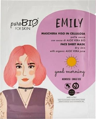 PUROBIO MASK EMILY MASCHERA IN TESSUTO P/S GOOD MORNING