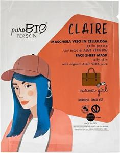PUROBIO MASK CLAIRE MASCHERA IN TESSUTO P/G CAREER GIRL