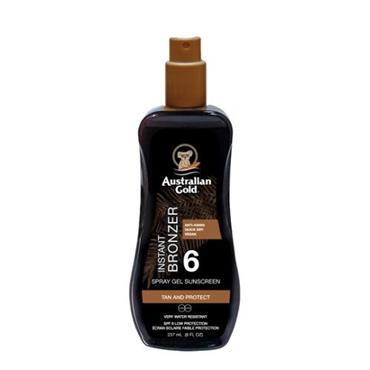 AUSTRALIAN GOLD INSTANT BRONZER SPRAY GEL SPF6 237ML
