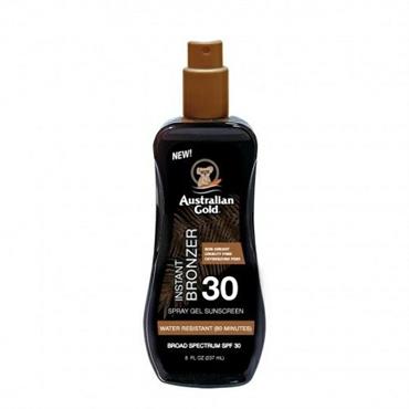 AUSTRALIAN GOLD INSTANT BRONZER SPRAY GEL SPF30 237ML