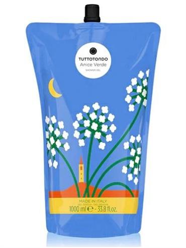 TUTTOTONDO Anice Verde Shower Gel Ricarica 1 lt