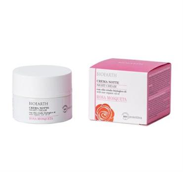 BIOEARTH BIOPROTETTIVA ROSA MOSQUETA CREMA NOTTE 50ML