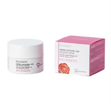 BIOEARTH BIOPROTETTIVA ROSA MOSQUETA CREMA LEGGERE 24H 50ML
