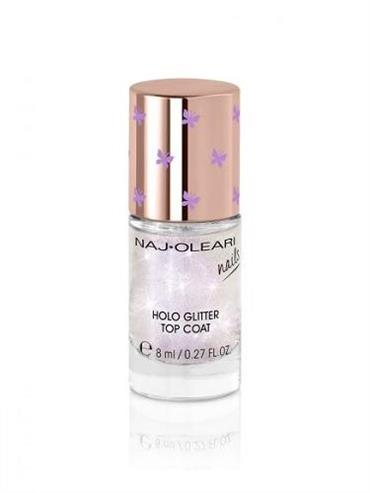 NAJ-OLEARI FLYING BEAUTY HOLO GLITTER TOP COAT