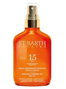 ST BARTH SOLAIRE HUILE BRONZANTE ROUCOU SPF15 100ML