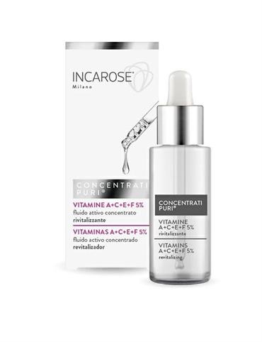 INCAROSE CONCENTRATI PURI VITAMINE A+C+E+F 5% FLUIDO 15ML