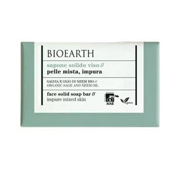 BIOEARTH SAPONE SOLIDO VISO PELLE MISTA 150G