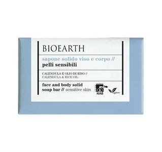 BIOEARTH SAPONE SOLIDO VISO&CORPO PELLI SENSIBILI 150G