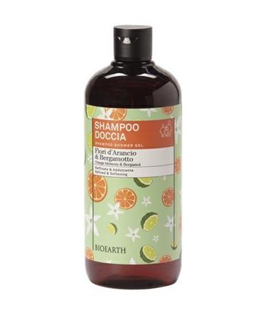 BIOEARTH FAMILY FIOR D'ARANCIO & BERGAMOTTO SHAMPOO DOCCIA 500ML