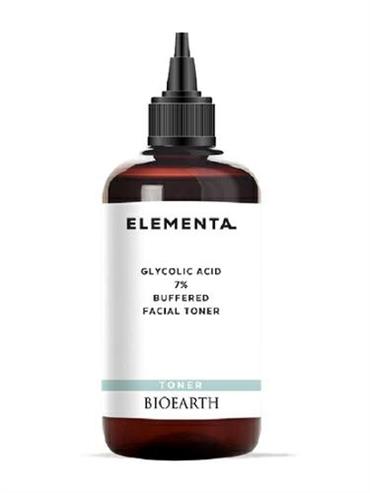 BIOEARTH ELEMENTA GLYCOLID ACID 7% BUFFERED FACIAL TONER 200ML