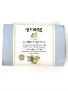 L'AMANDE TOSCANA CIPRESSO E GINESTRA SAPONE SOLIDO 200G