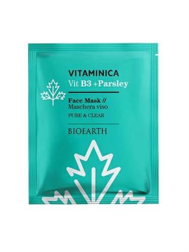 BIOEARTH VITAMINICA PURE & CLEAR MASCHERA VISO MONOUSO 15ML