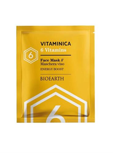 BIOEARTH VITAMINICA ENERGY BOOST MASCHERA VISO MONOUSO 15ML