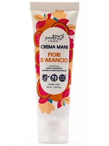 PUROBIO Crema Mani Fiori D'Arancio 50 ml
