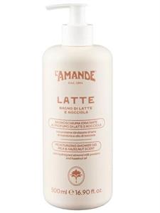 L'AMANDE Latte Latte e Nocciola Bagnoschiuma 500 ml