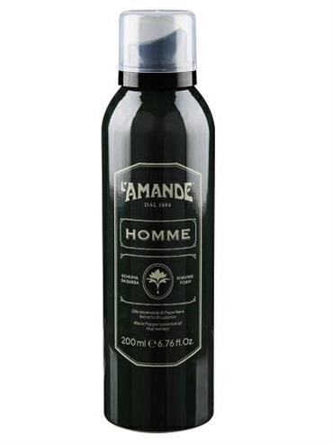L'AMANDE Homme Pepe Nero Schiuma da Barba 200 ml