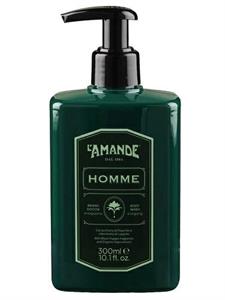 L'AMANDE Homme Pepe Nero Bagno Doccia Energizzante 300 ml
