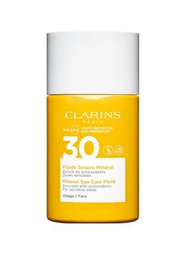 CLARINS SOLAIRE VISO FLUIDE MINERAL SPF30 30ML