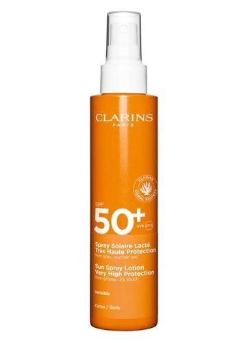 CLARINS SOLAIRE CORPO SPRAY LACTEE SPF50+ 150ML